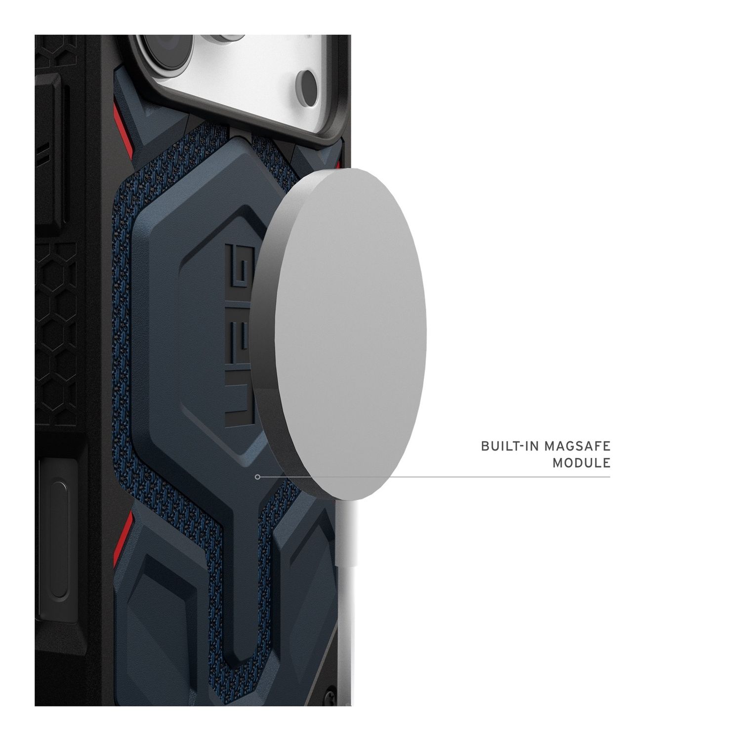 UAG iPhone 17 Pro Monarch Pro Case, Kevlar Mallard Blue