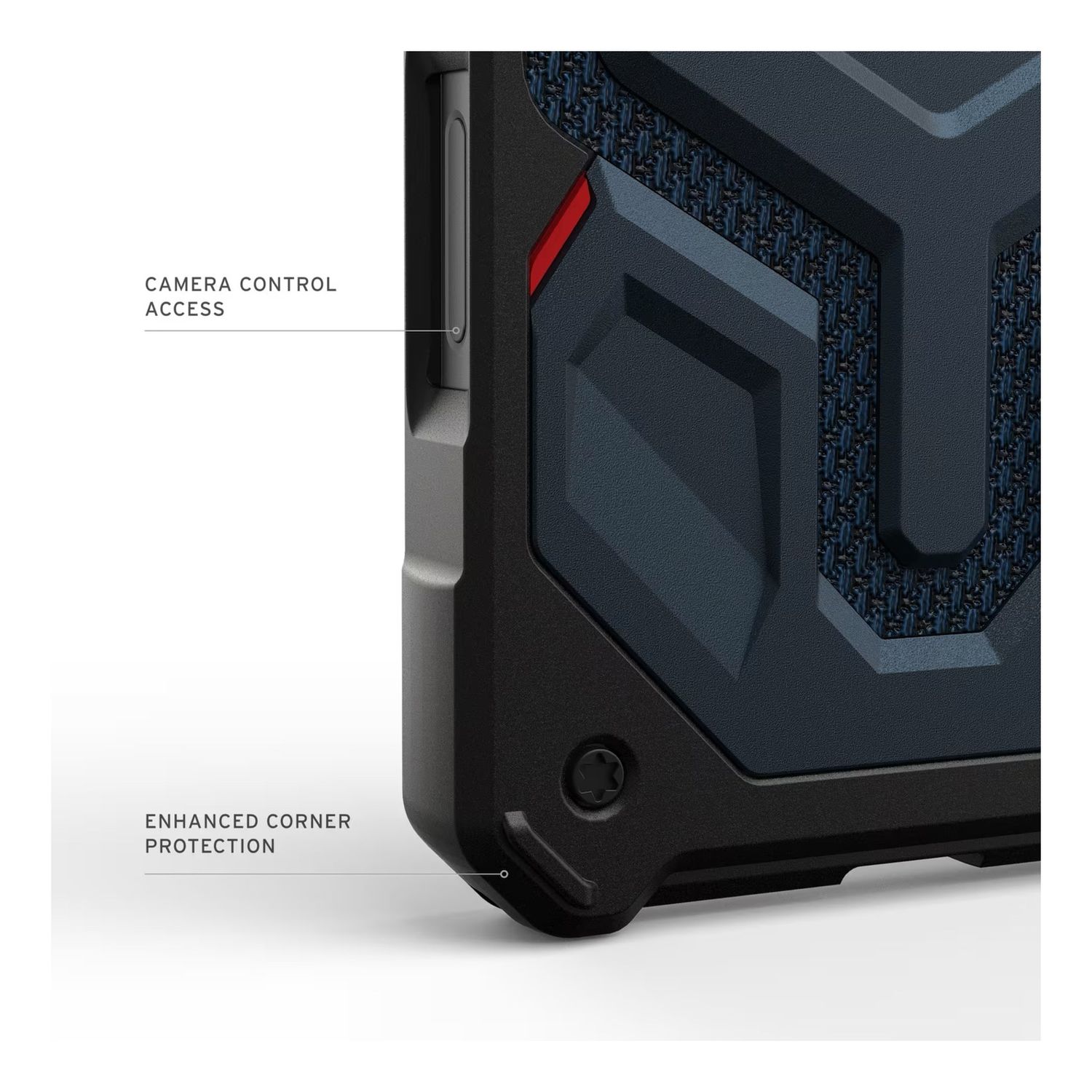 UAG iPhone 17 Pro Monarch Pro Case, Kevlar Mallard Blue