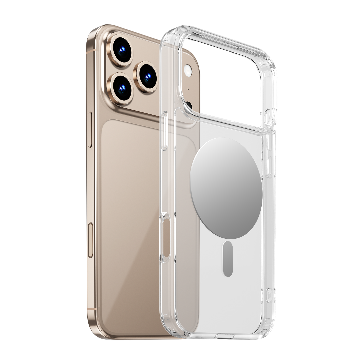 WiWU iPhone 17 Pro Max Mirror Pro Case, Clear