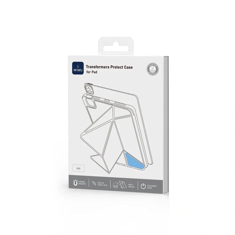 WiWU iPad A16/A14 Transformers Protective Case, Grey