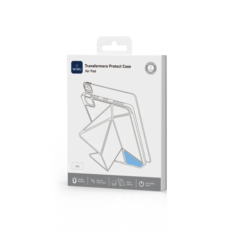WiWU iPad A16/A14 Transformers Protective Case, Grey