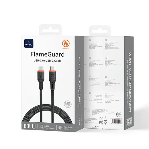 WiWU C098 FlameGuard USB-C to USB-C Cable