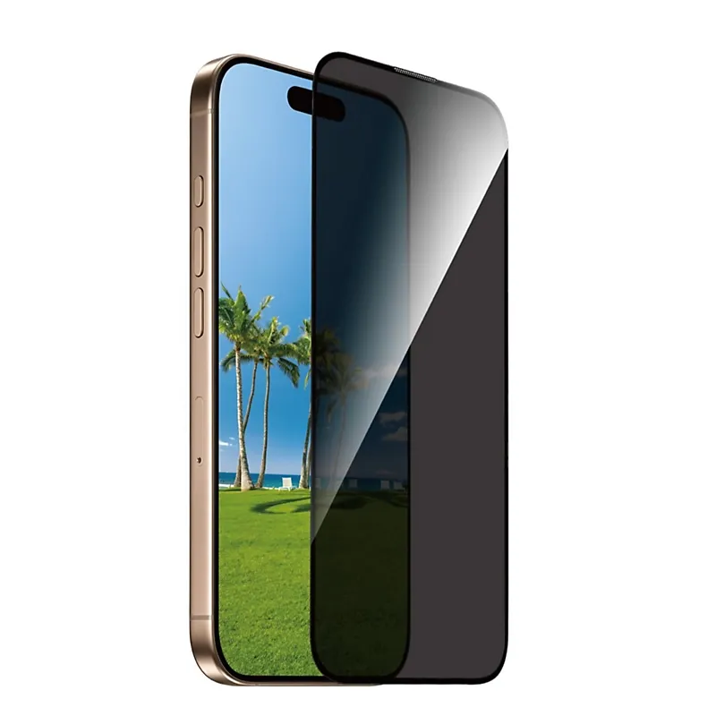 WiWU iPhone 17 Pro Max Tempered Glass, 3D Curved Privacy