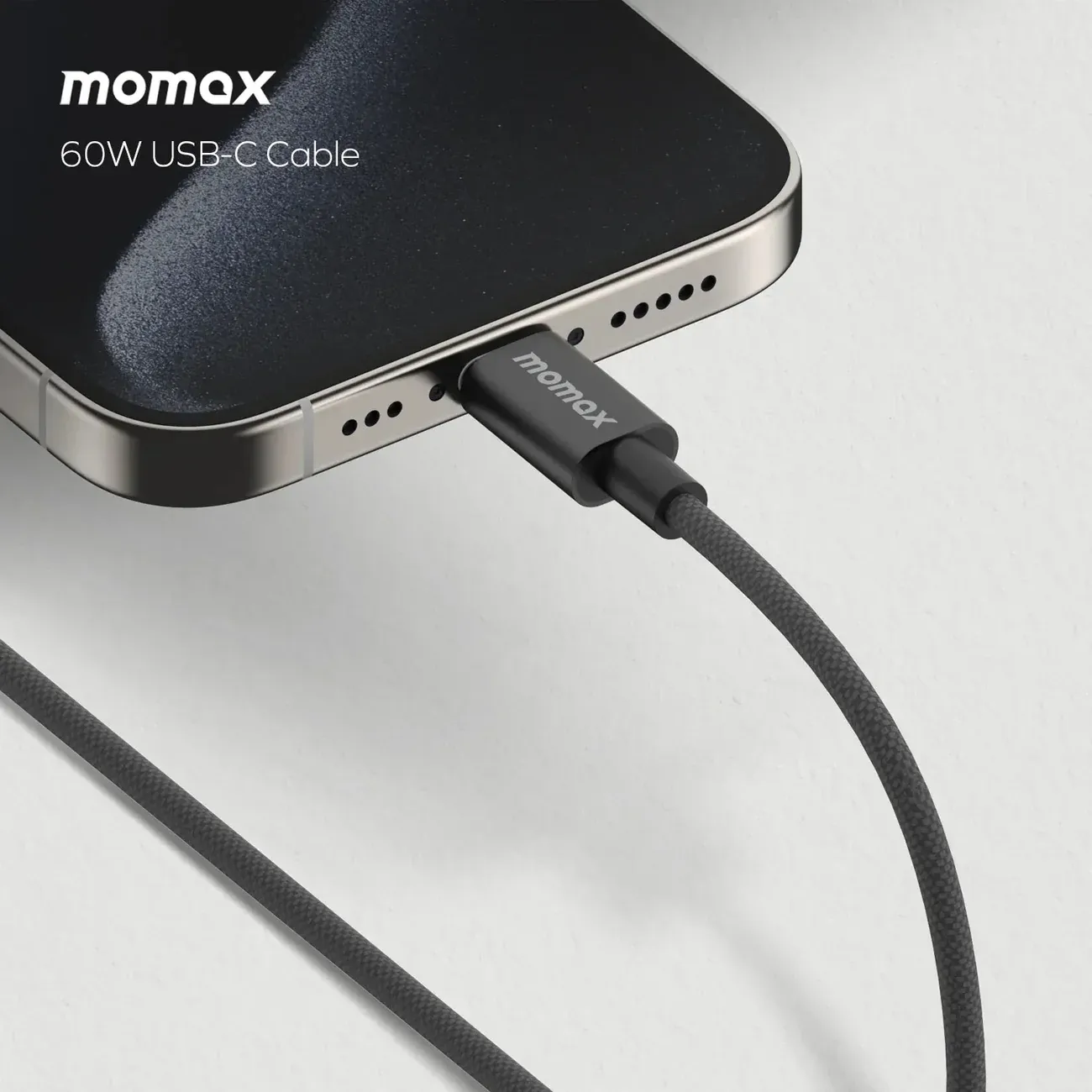 Momax DC30D Elite USB-C to USB-C Cable, 1.5M Black