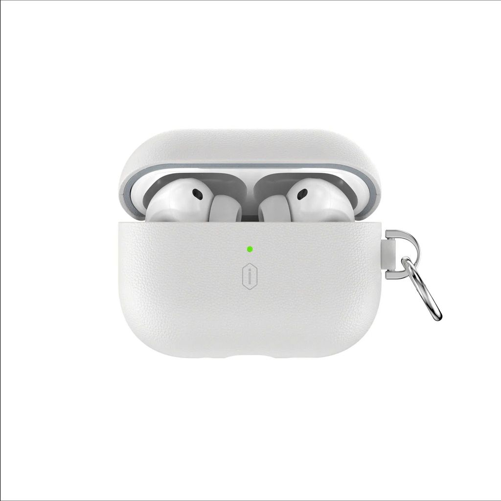 WiWU HC-201 AirPods Pro 3 True Leather Case, White
