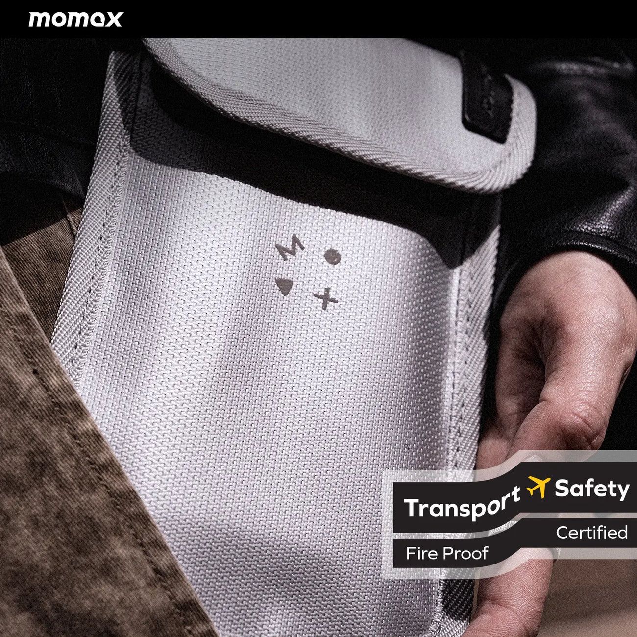 Momax SR52 Airliner Fire Proof Bag, 218 X 125mm