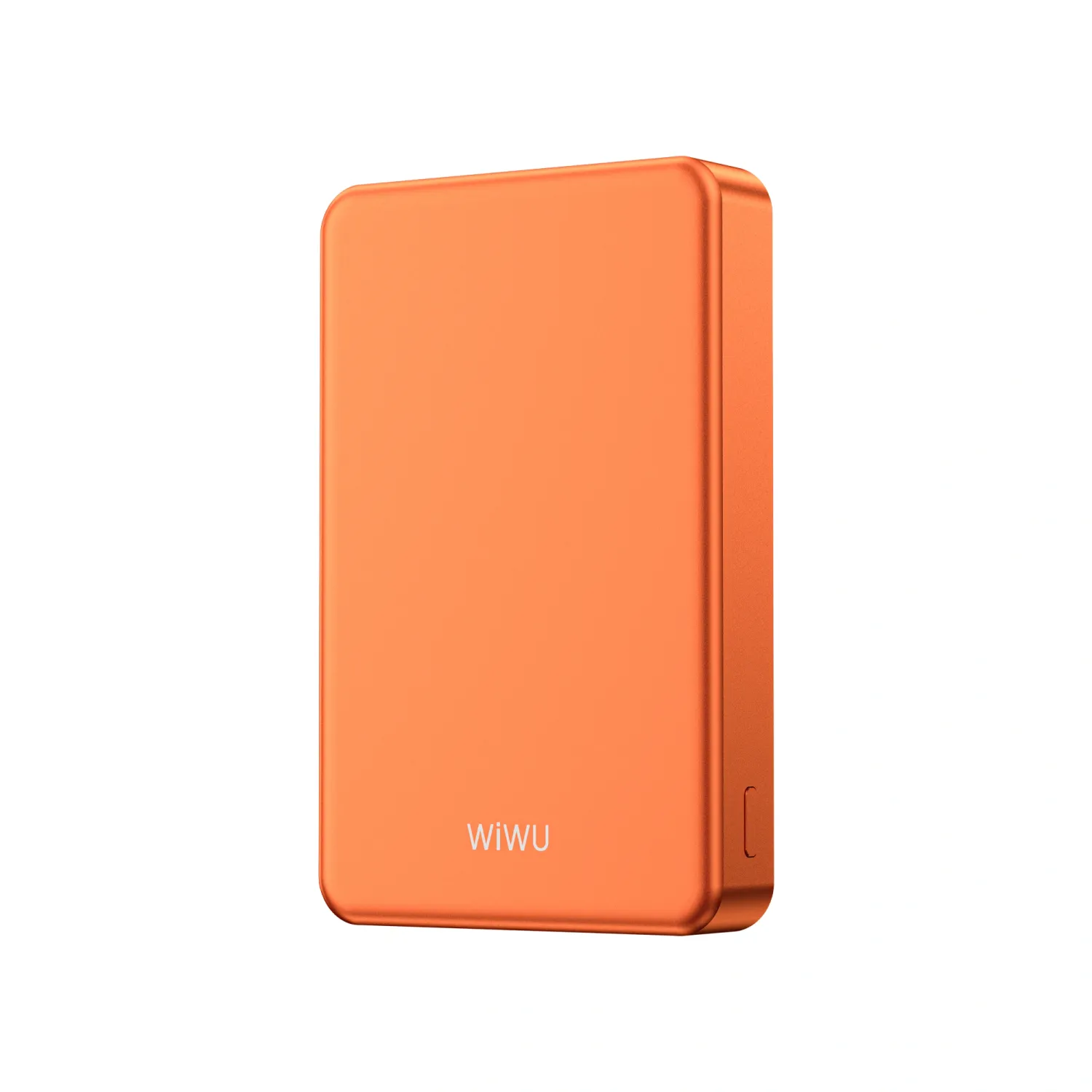 WiWU P15-1 Ultra Thin Magnetic Power Bank 10000mAh, Orange