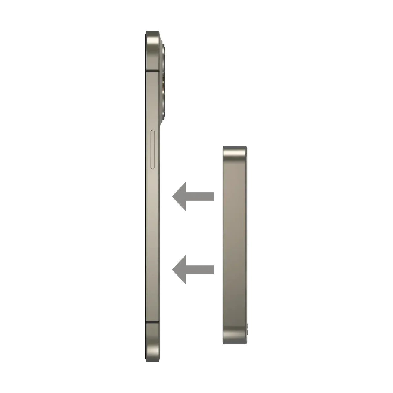 Momax X Magnetic Wireless Power Bank 10000mAh, Titanium