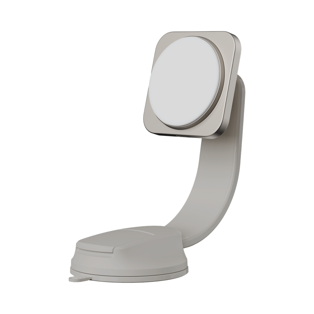 Momax CM32L Magnetic Wireless Charging Car Mount, Titanium