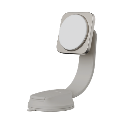 Momax CM32L Magnetic Wireless Charging Car Mount, Titanium