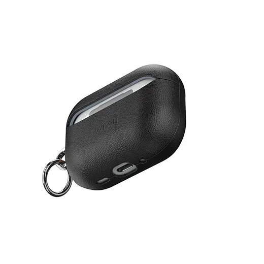 WiWU AirPods Pro 3 True Leather Case, Black