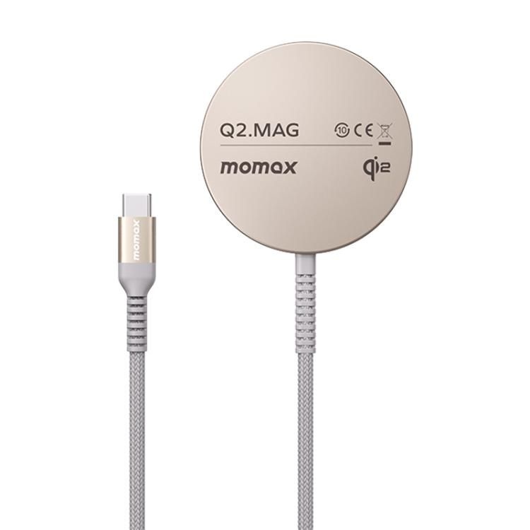 Momax UD32L Q2 Magnetic Wireless Charger, Titanium Chroma