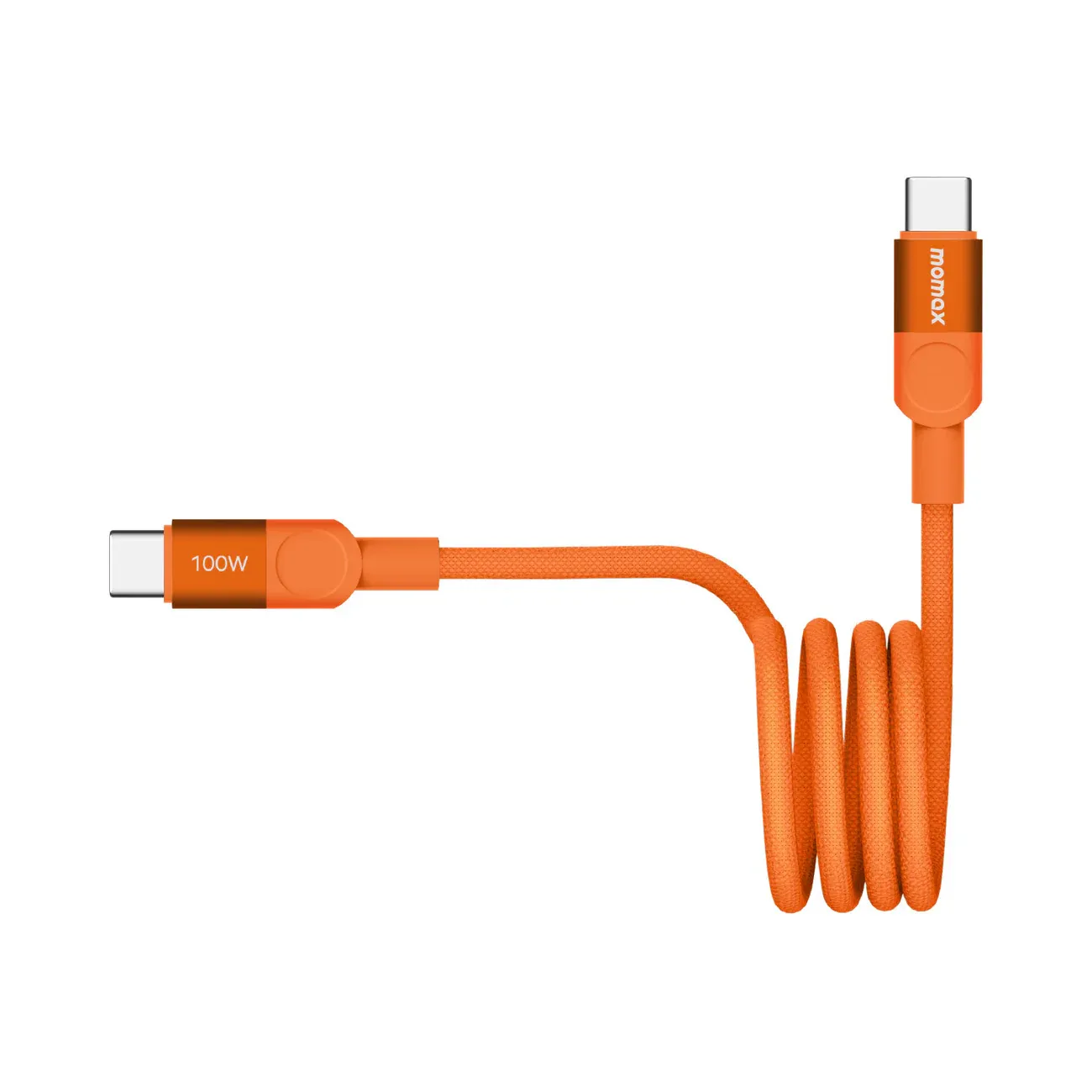 Momax DC35M Mag Link USB-C to USB-C Magnetic Cable, 1M 100W Orange