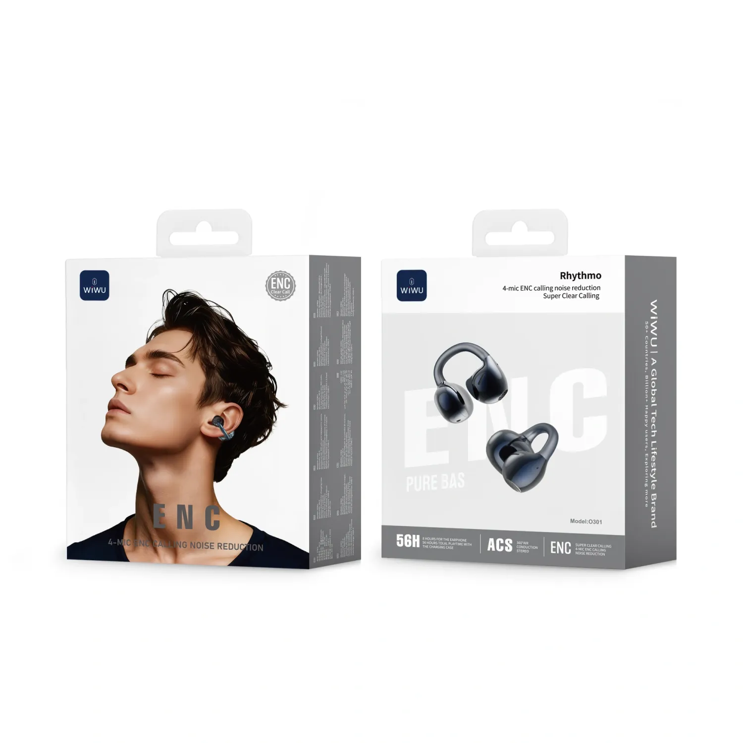 WiWU O301 Rhythmo Open Wearable Stereo, Black