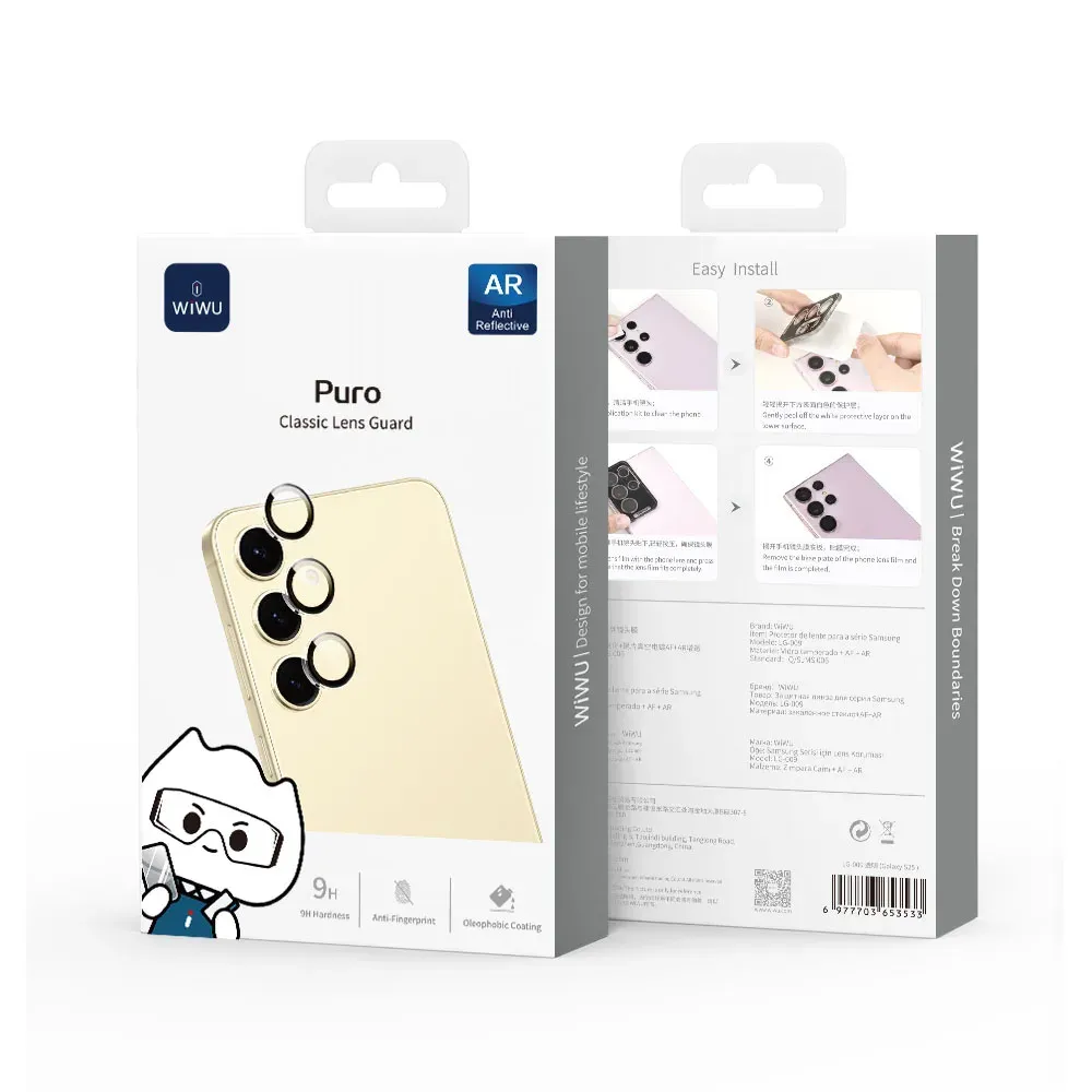 WiWU Samsung Galaxy S26/S26+ Puro Lens Guard, Clear