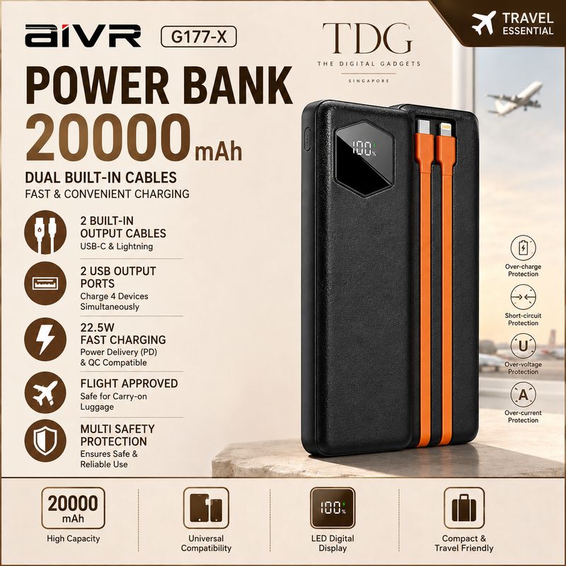 Aivr G177-X Power Bank 20000mAh