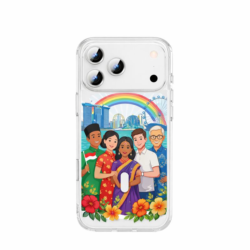 TDG Multi-Race Harmony Case for iPhone 17 Pro Max