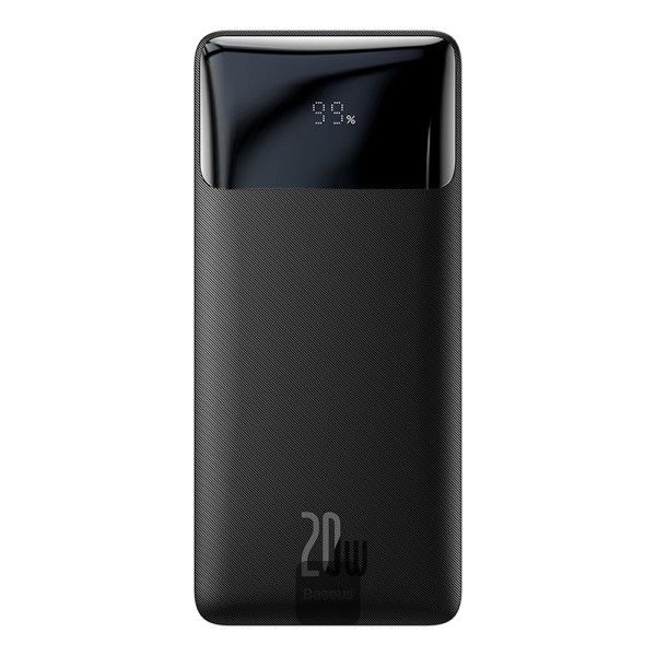 Baseus 20W Bipow Digital Display Fast Charge Power Bank 20000mAh, Black