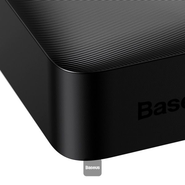 Baseus 20W Bipow Digital Display Fast Charge Power Bank 20000mAh, Black