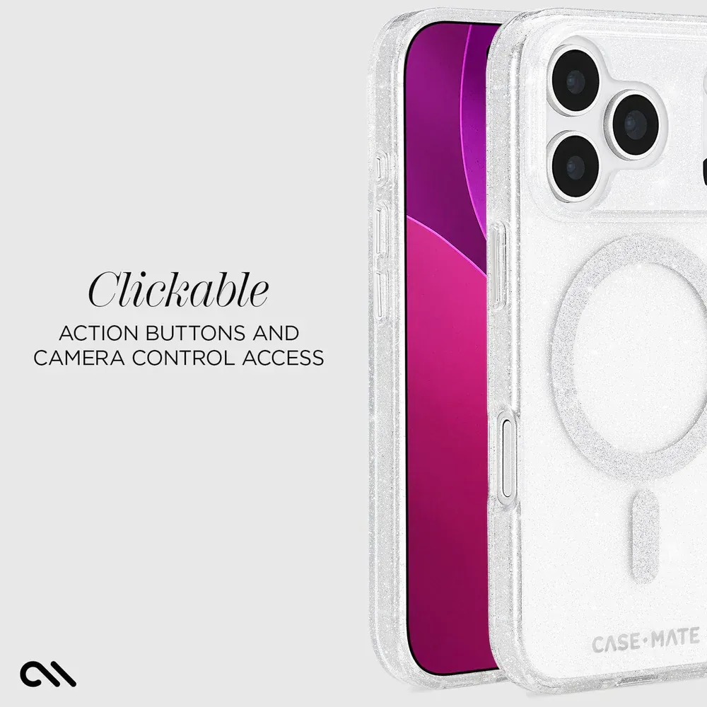 Case-Mate iPhone 17 Pro Max Twinkle MagSafe Case - Twilight Silver