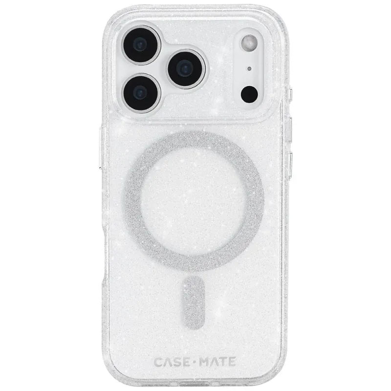 Case-Mate iPhone 17 Pro Max Twinkle MagSafe Case - Twilight Silver