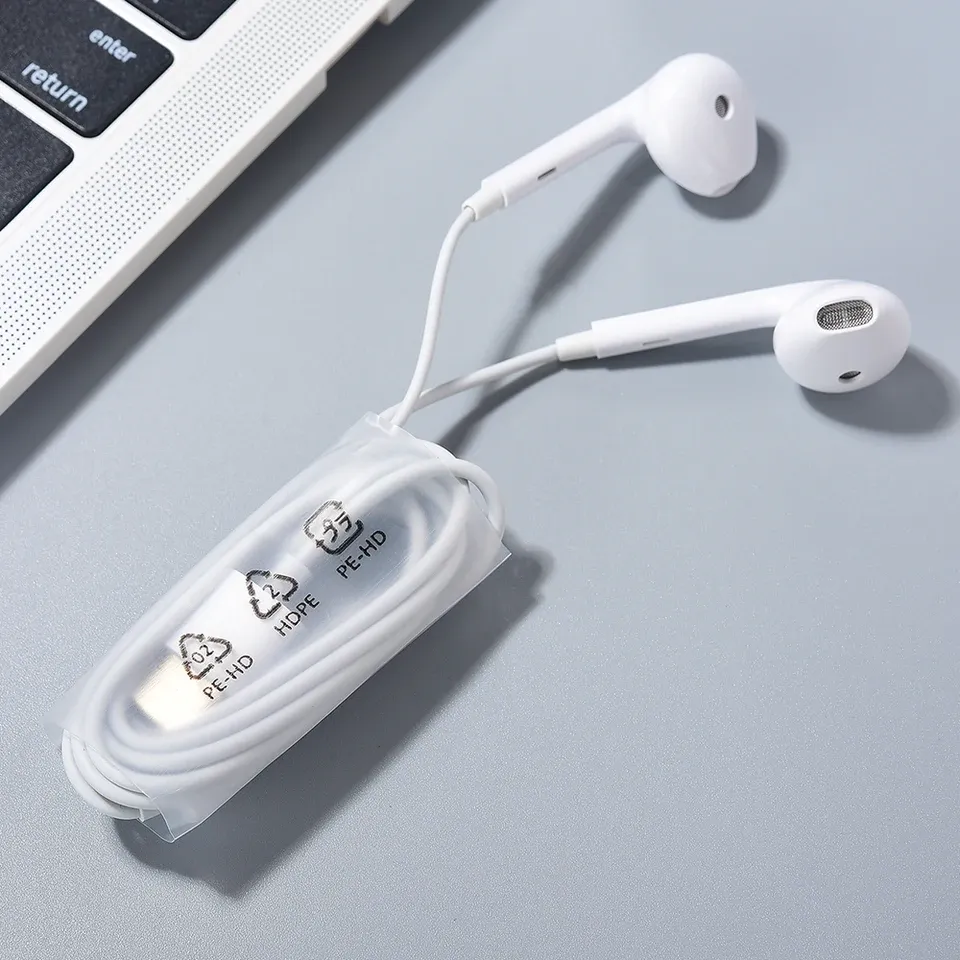 OPPO E47 Type-C Stereo Wired Music Headphones, White