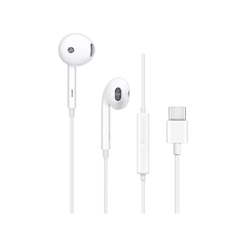 OPPO E47 Type-C Stereo Wired Music Headphones, White