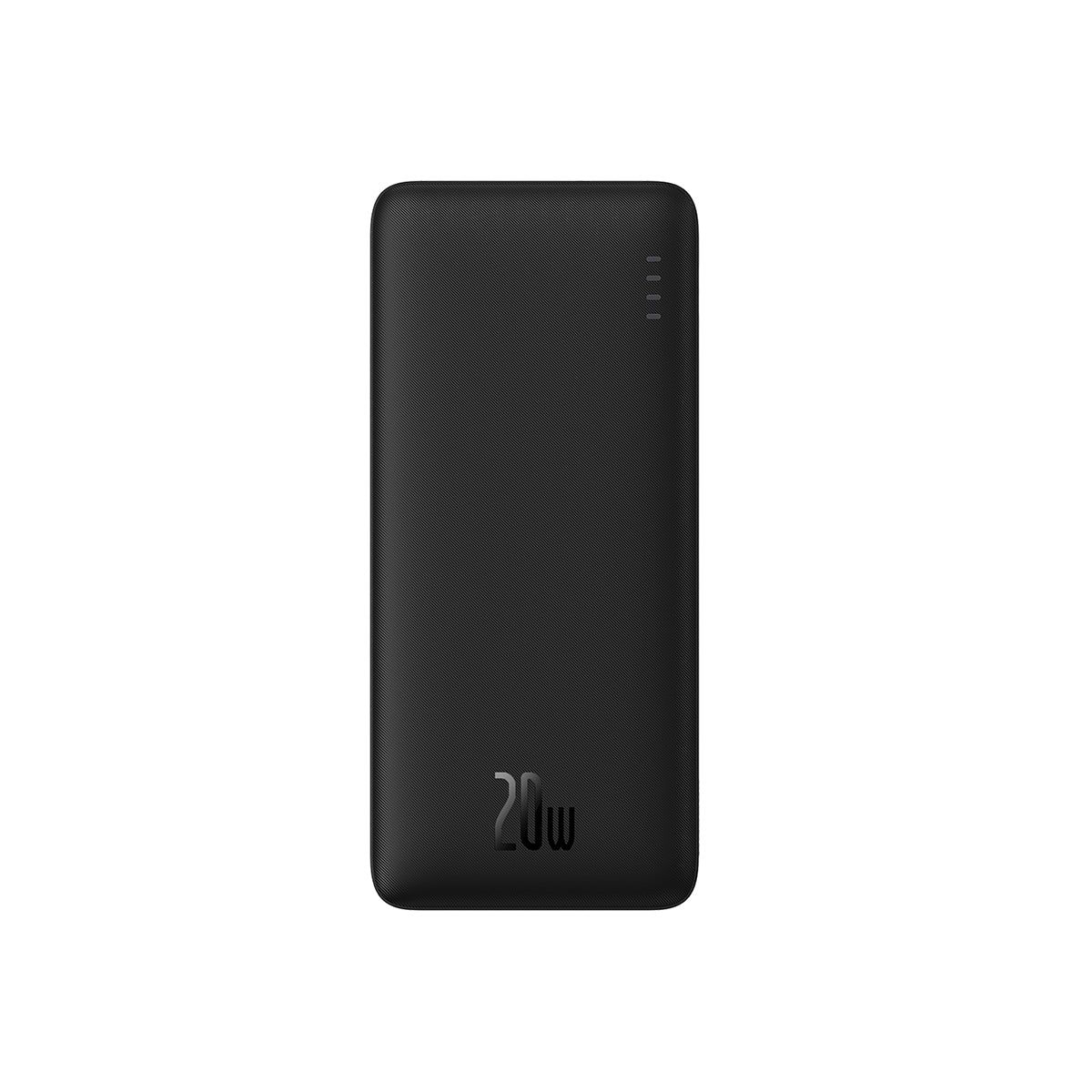 Baseus 20W Airpow Fast Charge Power Bank 10000mAh, Black