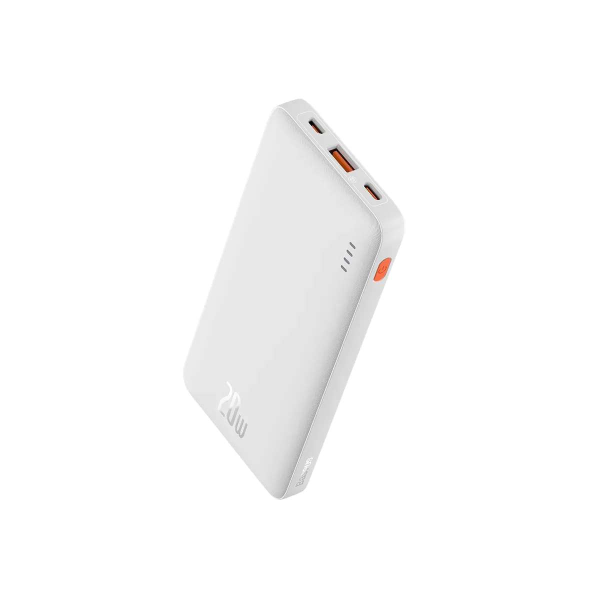 Baseus 20W Airpow Fast Charge Power Bank 10000mAh, White
