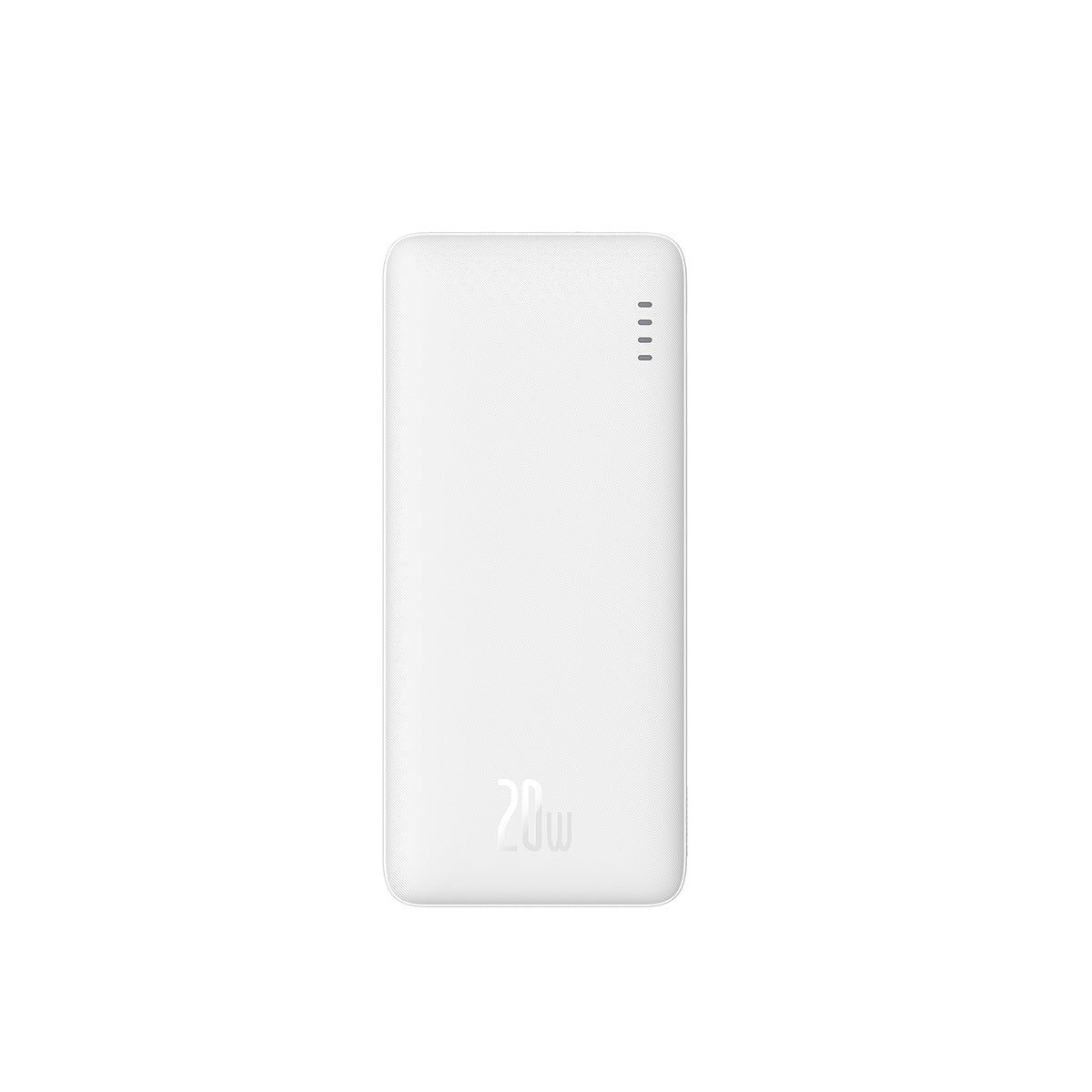 Baseus 20W Airpow Fast Charge Power Bank 10000mAh, White