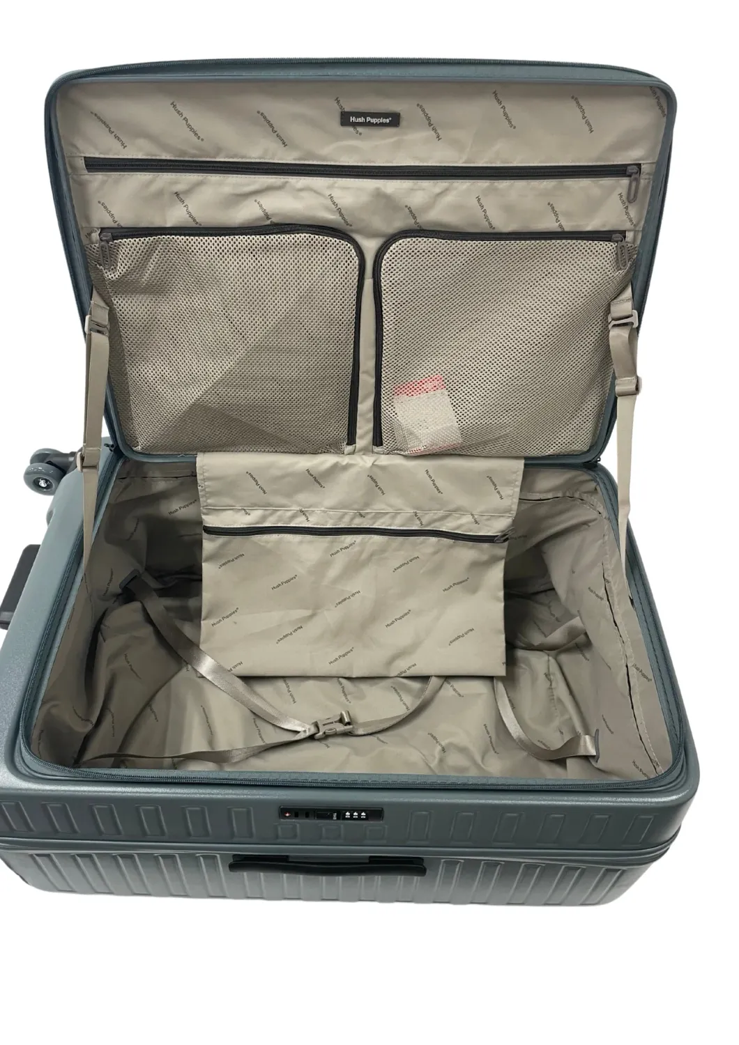Hush Puppies Top Opening TSA Luggage 20 inch, Misty Green