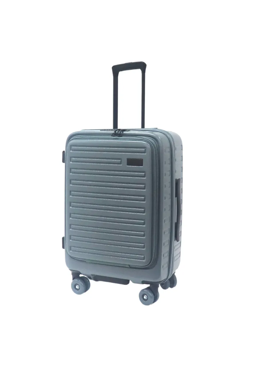 Hush Puppies Top Opening TSA Luggage 20 inch, Misty Green