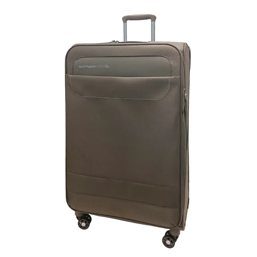 Hush Puppies Soft Case Luggage 28 inch, Coffee