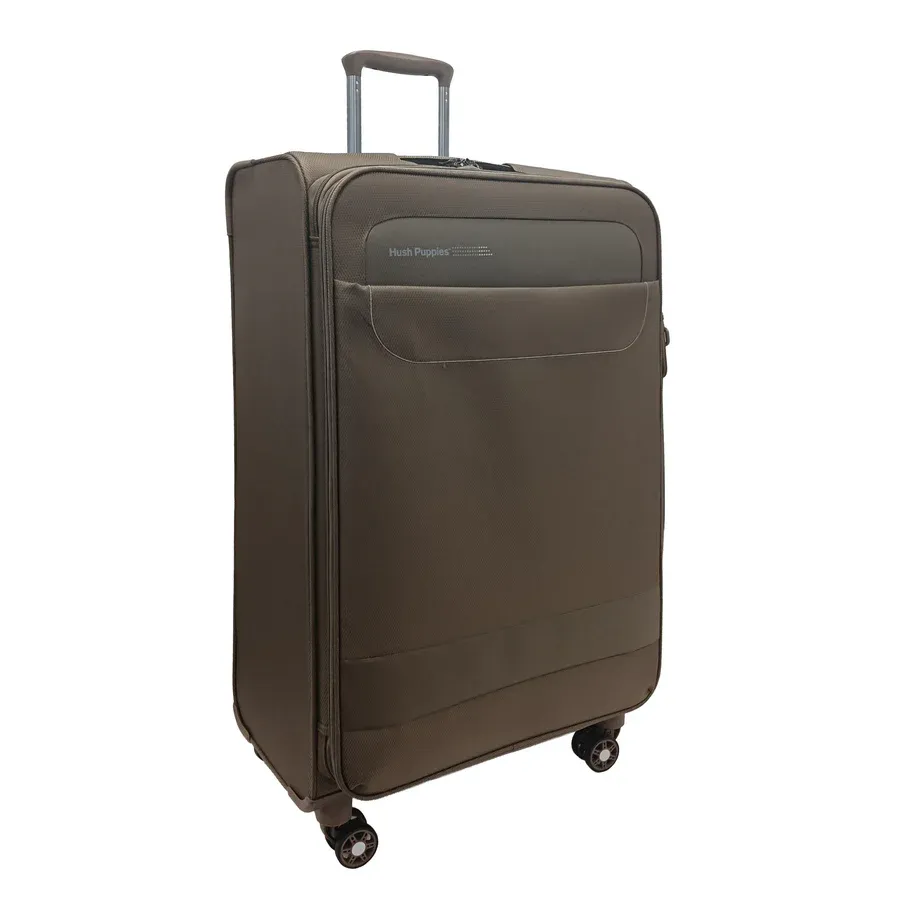 Hush Puppies Soft Case Luggage 28 inch, Coffee