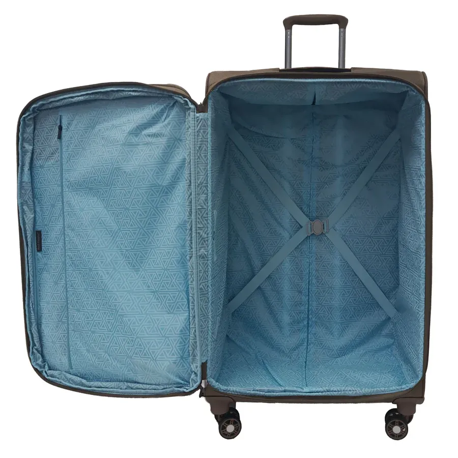 Hush Puppies Soft Case Luggage 28 inch, Coffee