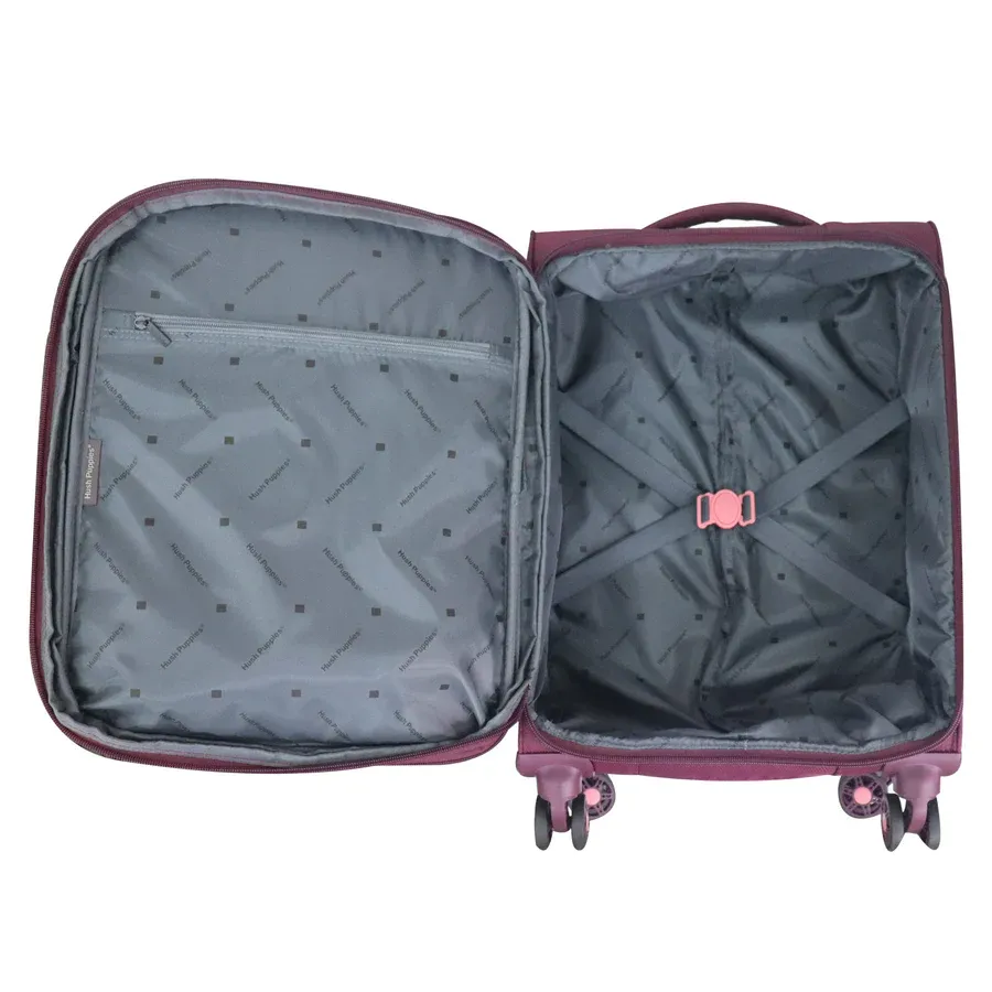 Hush Puppies Soft Case Luggage 19 inch, Violet