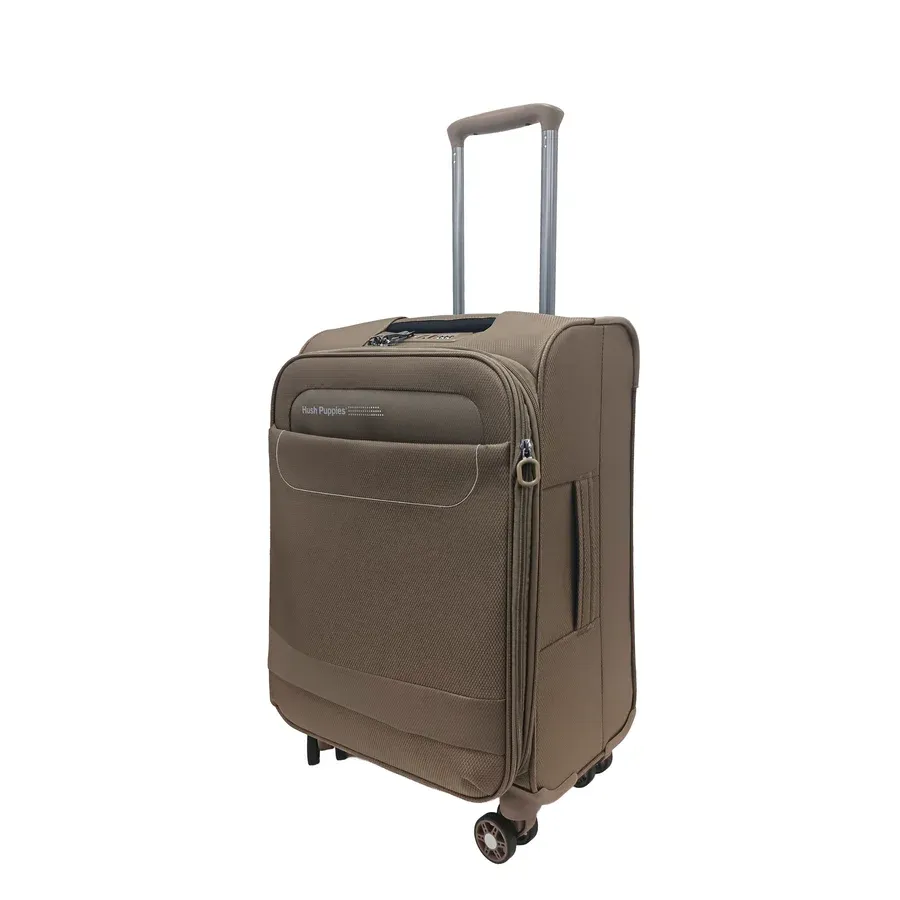 Hush Puppies Soft Case Luggage 19 inch, Coffee