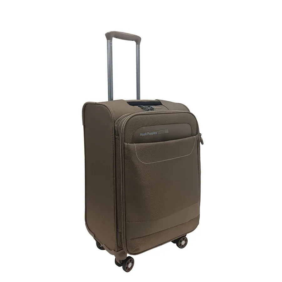 Hush Puppies Soft Case Luggage 19 inch, Coffee