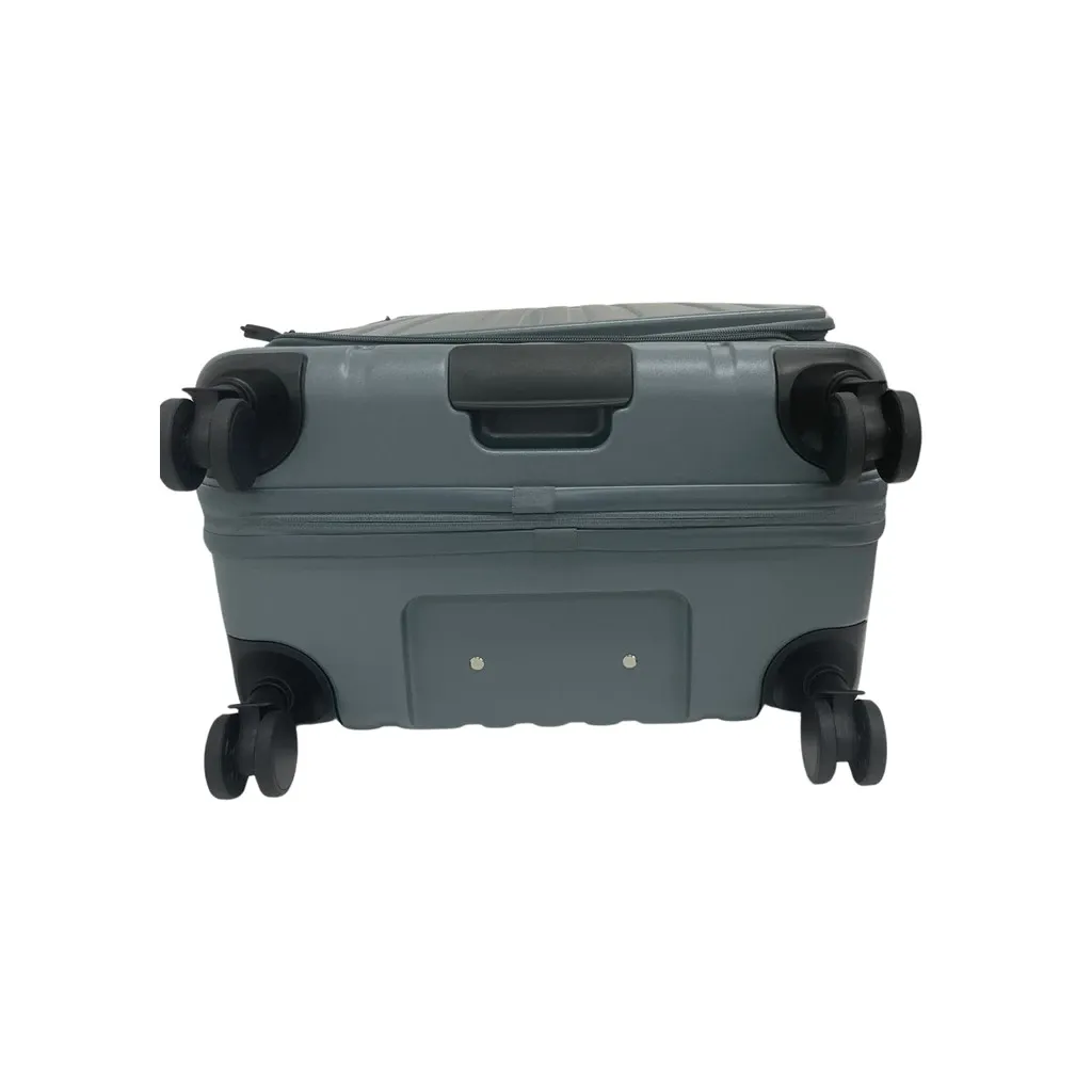 Travel Time Top Opening Luggage 27 inch, Stone Blue