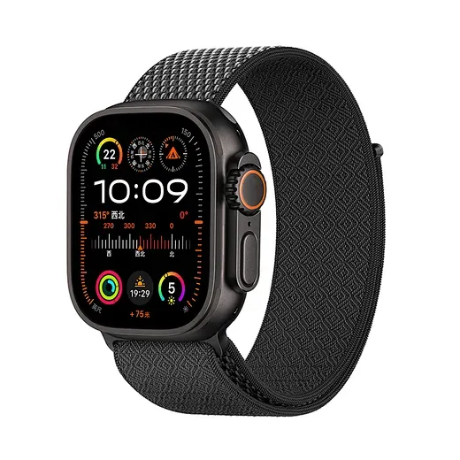 WiWU WB501 iWatch 44/45/46/49mm CloudFelx Watch Band, Black