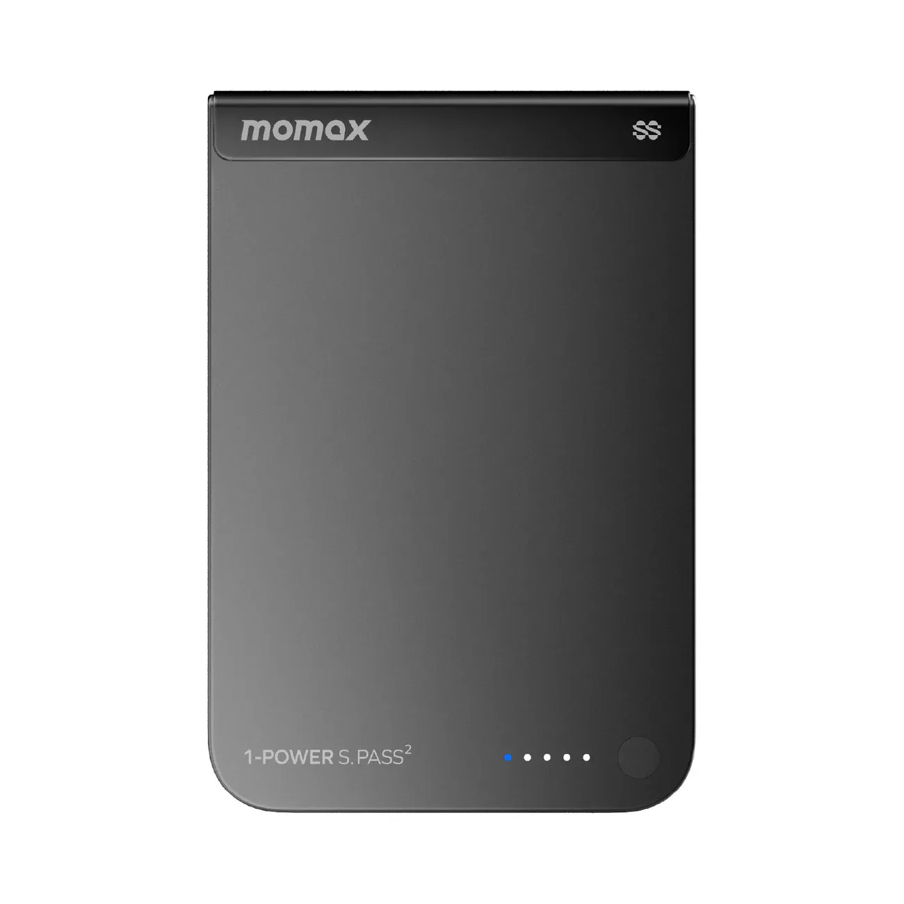 Momax 1-POWER S.PASS2 Magnetic Wireless Power Bank 10,000mAh, Black
