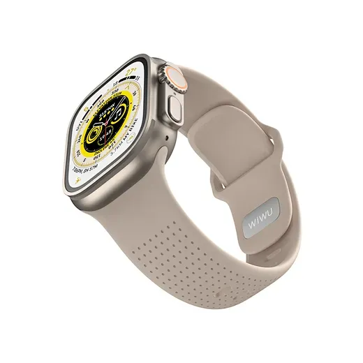 WiWU WB201 iWatch 44/45/49mm Comf Secur Watch Band, White