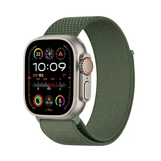 WiWU WB501 iWatch 44/45/46/49mm CloudFelx Watch Band, Green