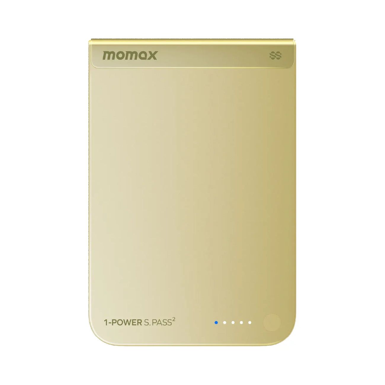 Momax 1-POWER S.PASS2 Magnetic Wireless Power Bank 10,000mAh, Yellow