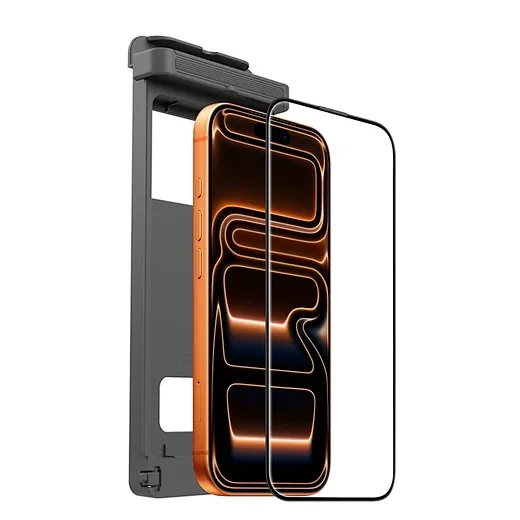 WiWU iPhone 17 Pro Max Tempered Glass with Installer, Anti-Reflection