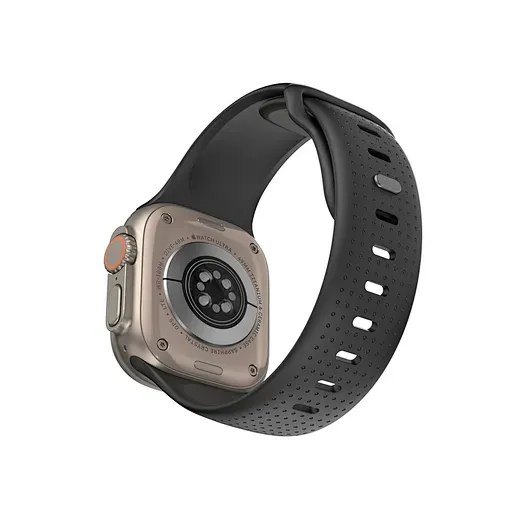 WiWU WB201 iWatch 44/45/49mm Comf Secur Watch Band, Black