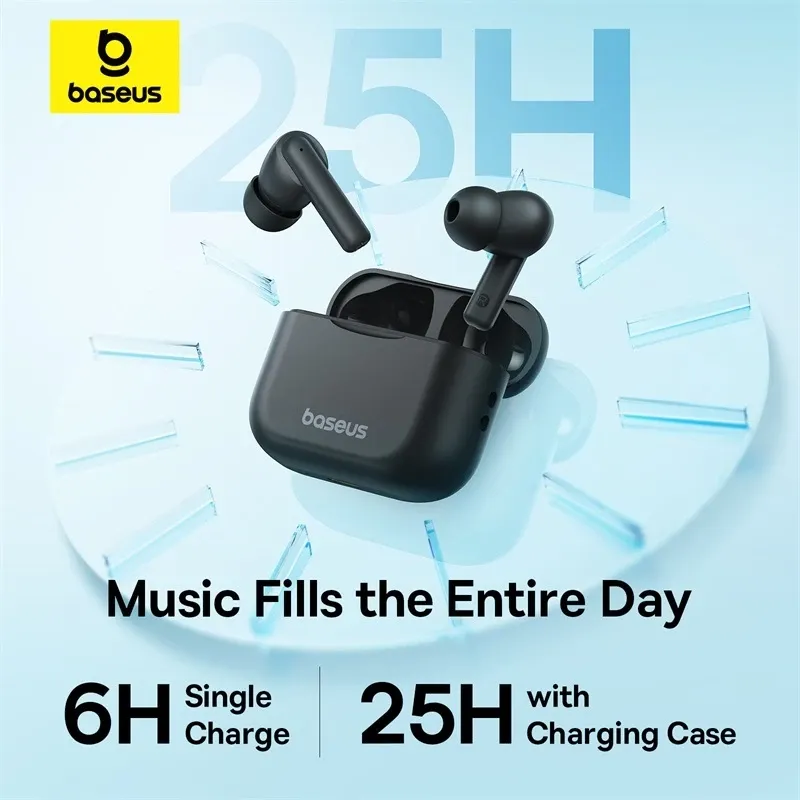 Baseus Bowie E17 True Wireless Bluetooh Earphones, Black