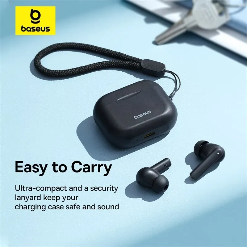 Baseus Bowie E17 True Wireless Bluetooh Earphones, Black