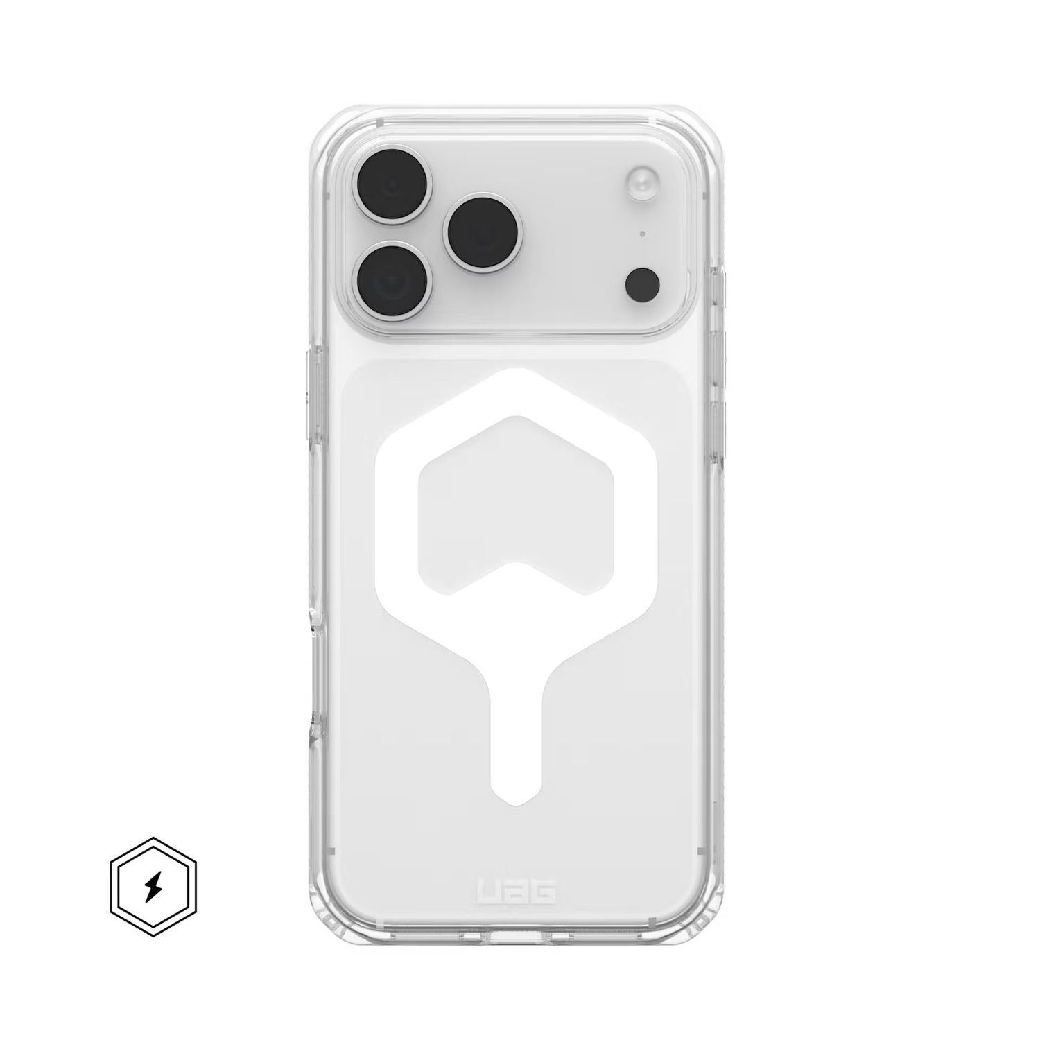 UAG iPhone 17 Pro Max Plyo MagSafe Case, Ice/White