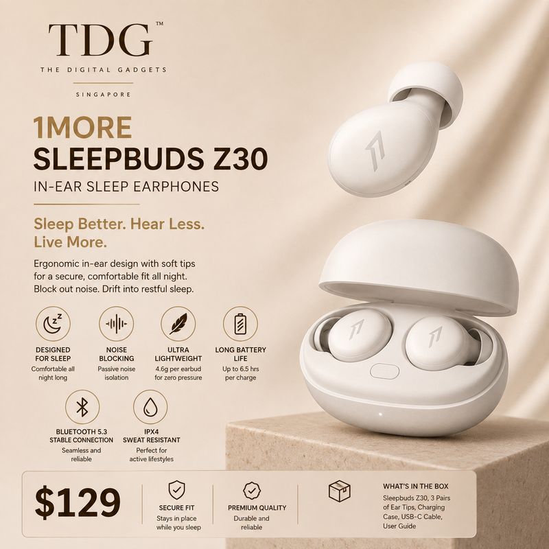 イヤホン 1more sleepbuds z30 1MORE Sleepbuds Z30 Earphone, White